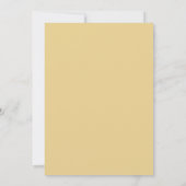 Invitation Mariage Eucalyptus au feuillage gris moutarde (Dos)
