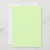 Invitation Mariage Eucalyptus au feuillage sarcelle vert citr (Dos)