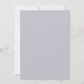 Invitation Mariage Eucalyptus Citron Jaune Brouillard (Dos)