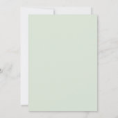 Invitation Mariage Eucalyptus Feuillage Argent Indigo (Dos)
