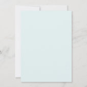 Invitation Mariage Eucalyptus Feuillage Bordeaux Aqua (Dos)