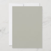 Invitation Mariage Eucalyptus Feuillage Lilas Pervenche (Dos)