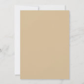 Invitation Mariage Eucalyptus Feuillage Rouille Ocre (Dos)