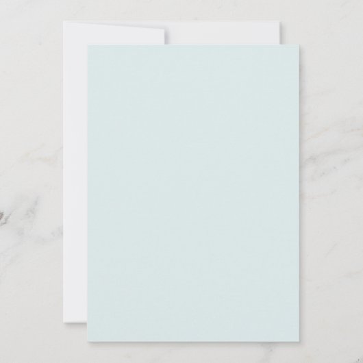 INVITATION MARIAGE EUCALYPTUS MODERNE (Dos)