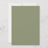 Invitation Mariage Eucalyptus Pampas Aqua Olive (Dos)