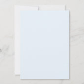 Invitation Mariage Eucalyptus Renoncule Indigo Violet (Dos)