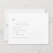 Invitation Mariage Eucalyptus RSVP (Dos)