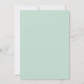 Invitation Mariage Eucalyptus Succulent Lavande Menthe (Dos)