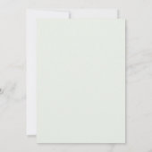 Invitation Mariage Eucalyptus Violet Sprig Pistache (Dos)