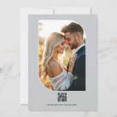 Invitation Mariage Evergreen, Juniper & Blanche-Neige (Dos)
