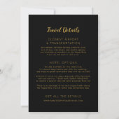 Invitation Mariage Fabuleux Rose à Las Vegas (Dos)