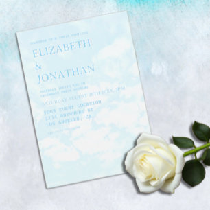 Invitation Mariage fait au ciel