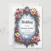 Invitation Mariage Fantaisiste d'Elfe Steampunk (Devant)