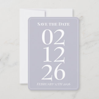 Invitation Mariage Fantaisiste Lavande Violet Enregistrer la 
