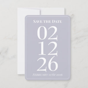 Invitation Mariage Fantaisiste Lavande Violet Enregistrez la 