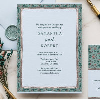 Mariage Fantaisiste Vigne Vert Bleu