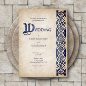 Invitation Mariage Fantasy Viking Celtique