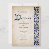 Invitation Mariage Fantasy Viking Celtique (Devant)