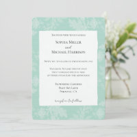 Mariage Faux Floral Blanc Menthe Assez