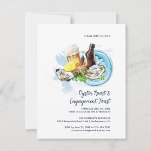 Invitation Mariage Fête d'Huîtres Engagement Fête de Fruits d