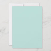 Invitation Mariage Feuillage Aquarelle Mousse de Mer (Dos)