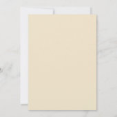 Invitation Mariage Feuillage Peint en Rouille (Dos)