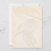 Invitation Mariage Feuille arc-en-ciel (Dos)