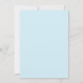 Invitation Mariage Feuille de Aqua Améthyste (Dos)