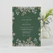 Invitation Mariage Feuille de Chasseur (Debout devant)