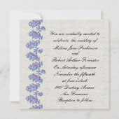 Invitation Mariage Feuille de lavande bijoux (Dos)