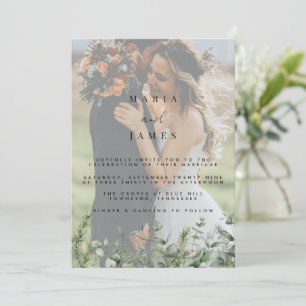 Invitation Mariage Feuille de l'Eucalyptus