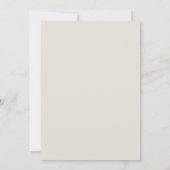 Invitation Mariage Feuille de Menthe Prune (Dos)