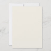 Invitation Mariage Feuille de Rose Slate (Dos)