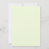 Invitation Mariage Feuille d'Or Cobalt (Dos)