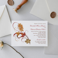 Mariage Feuille Russe en chute
