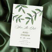 Invitation Mariage Feuille verte