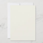 Invitation Mariage Feuille Verte Grise (Dos)