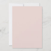 Invitation Mariage Feuilles Azur Ochre (Dos)