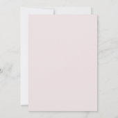 Invitation Mariage Feuilles Tendre Teinte Pastel (Dos)