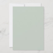 Invitation Mariage Feuillu Celadon Pervenche (Dos)