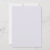 Invitation Mariage Feuillu Indigo Lilas (Dos)