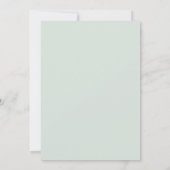 Invitation Mariage Feuillu Taupe Mousse de Mer (Dos)