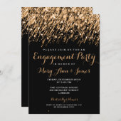 Invitation Mariage Fiançailles en chute libre (Devant / Derrière)