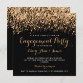 Invitation Mariage Fiançailles en chute libre (Devant / Derrière)