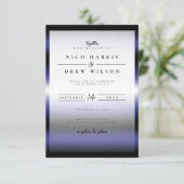 Invitation Mariage Fierté en Cuir Élégant (Debout devant)