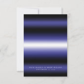 Invitation Mariage Fierté en Cuir Élégant (Dos)