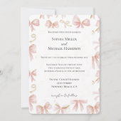 Invitation Mariage Fille Blush Pink (Devant)