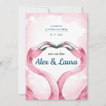 mariage Flamant rose
