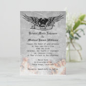 Invitation Mariage flamboyant de cycliste (Debout devant)