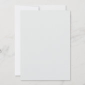 Invitation Mariage Fleur Antique Bronze (Dos)